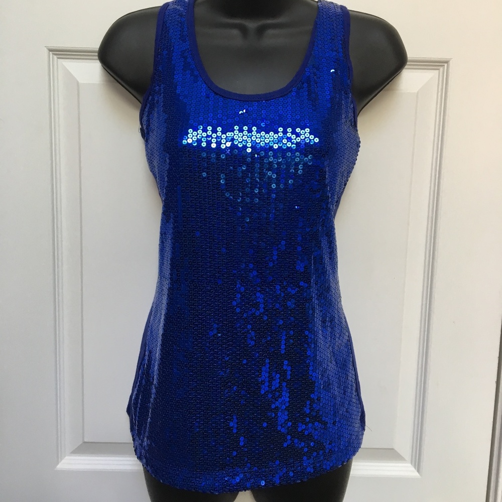 Max Rave Sequin Party Top